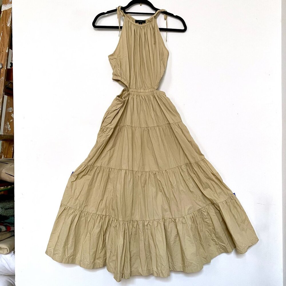 J Crew: Clea Dress Poplin Solid